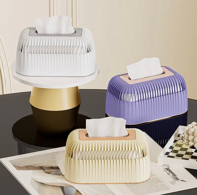 New Simple Plastic Tissue Box, Living Room Tissue Storage Box, Modern Square Shape Tissue Box New Simple Plastic Tissue Box, Living Room Tissue Storage Box, Modern Square Shape Tissue Box